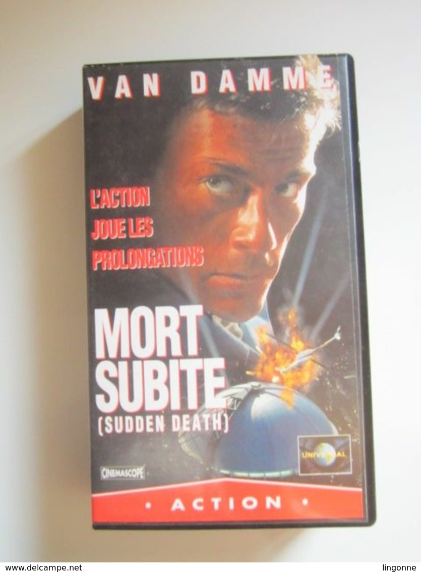 CASSETTE VIDEO VHS Van Damme – Mort Subite (Sudden Death) - Actie, Avontuur