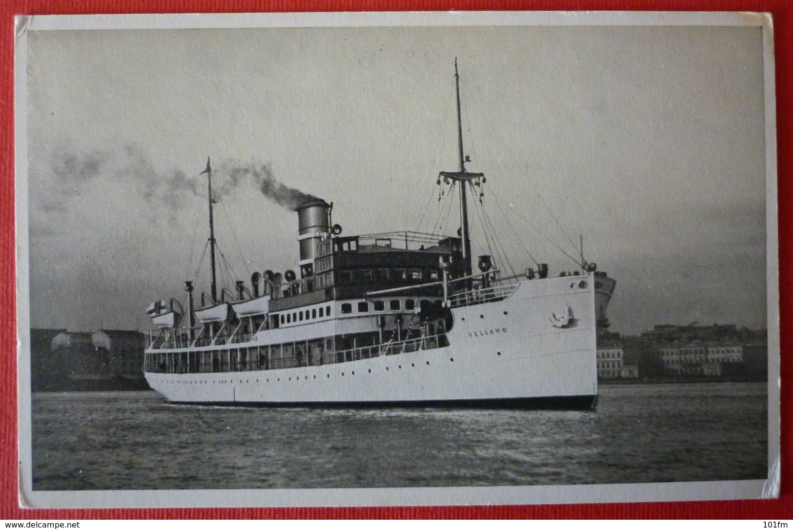 FINLAND STEAMSHIP CO. HELSINKI - S.S. WELLAMO - Steamers