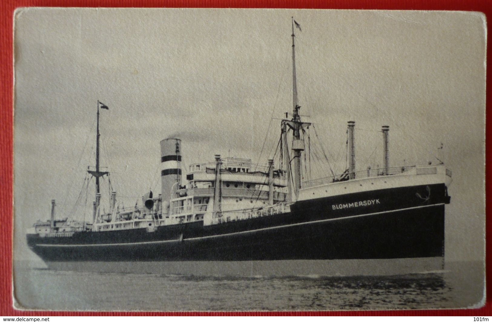 HOLLAND - AMERICA LINE , S.S. BLOMMERSDYK - Steamers
