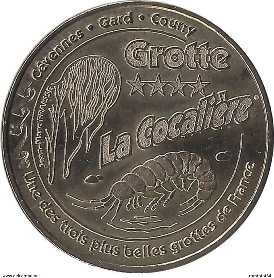 2011 MDP265 - COURRY - Grotte De La Cocalière 5 (Grand Disque Et Nyphargus) / MONNAIE DE PARIS - 2011