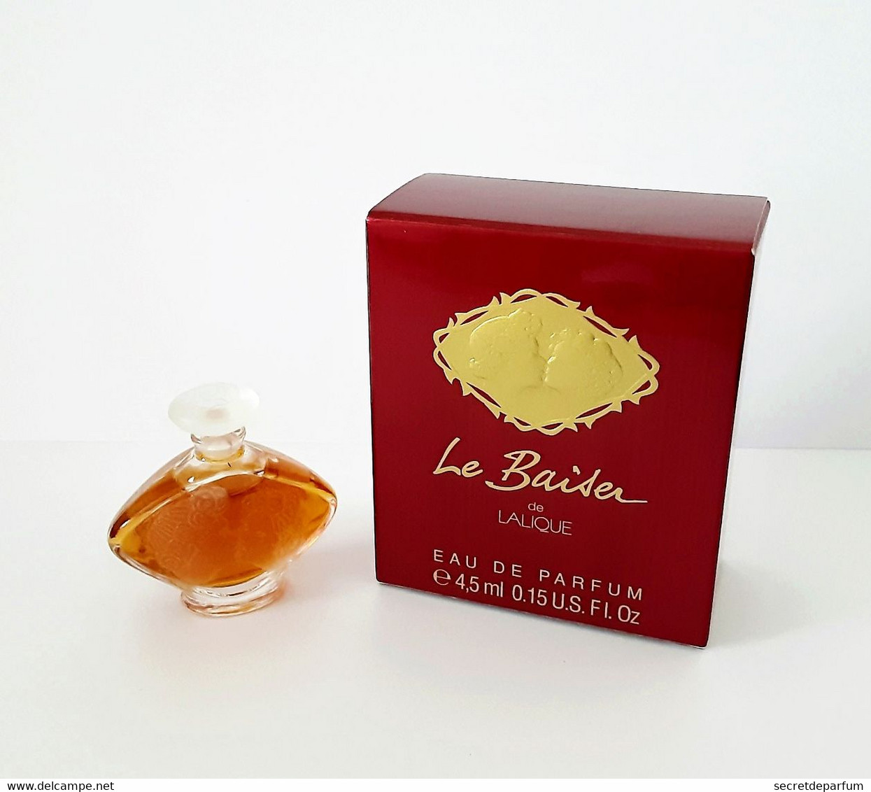 Miniatures De Parfum  LE BAISER De LALIQUE    EDP   4.5 Ml  + Boite - Miniaturen Damendüfte (mit Verpackung)