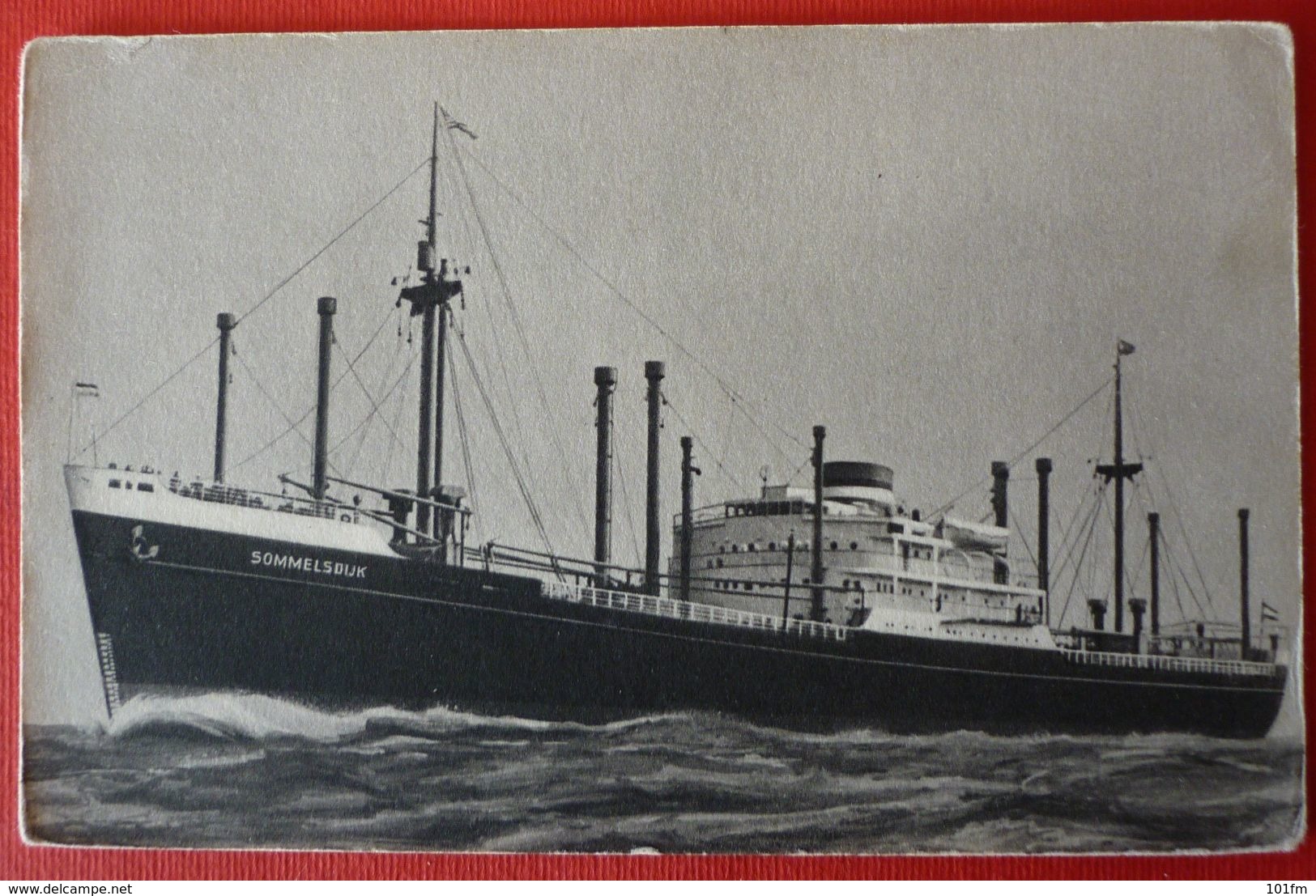 HOLLAND - AMERICA LINE , S.S. SOMMELSDIJK - Steamers