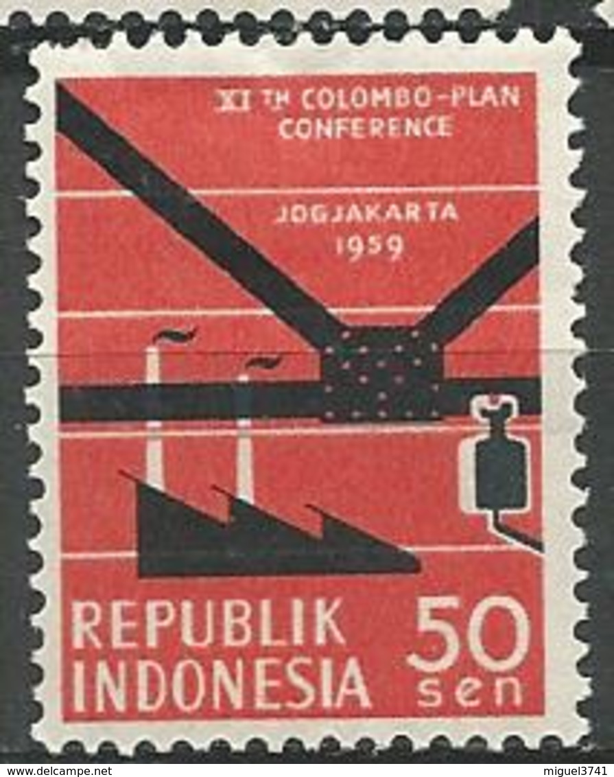 INDONESIE TIMBRE ANNEE 1959 OBLITERE / LIVRAISON VOIR DETAIL ANNONCE - Indonesien