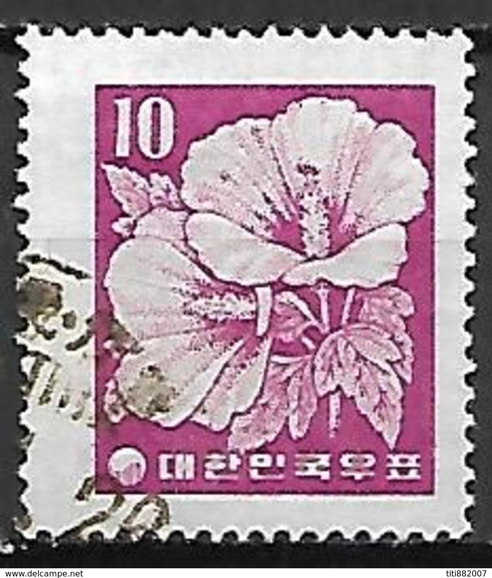 COREE      -   10 .oblitéré  .   Fleurs - Korea (...-1945)