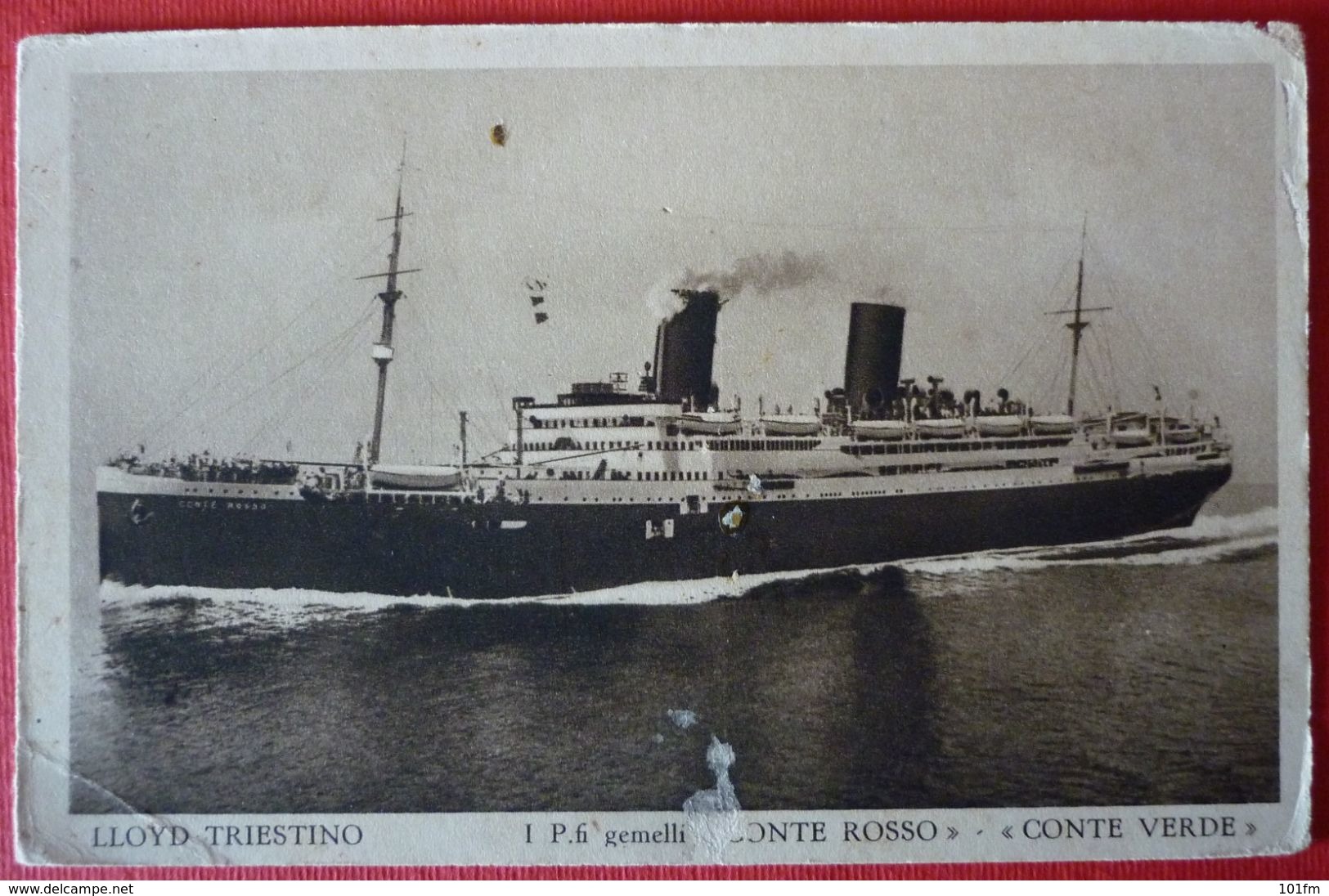 S.S. CONTE ROSSO - LLOYD TRIESTINO - Steamers