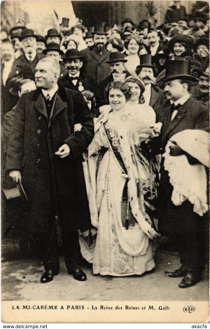 CPA PARIS - Mi-Caréme - La Reine Des Reines (115134) - Carnaval