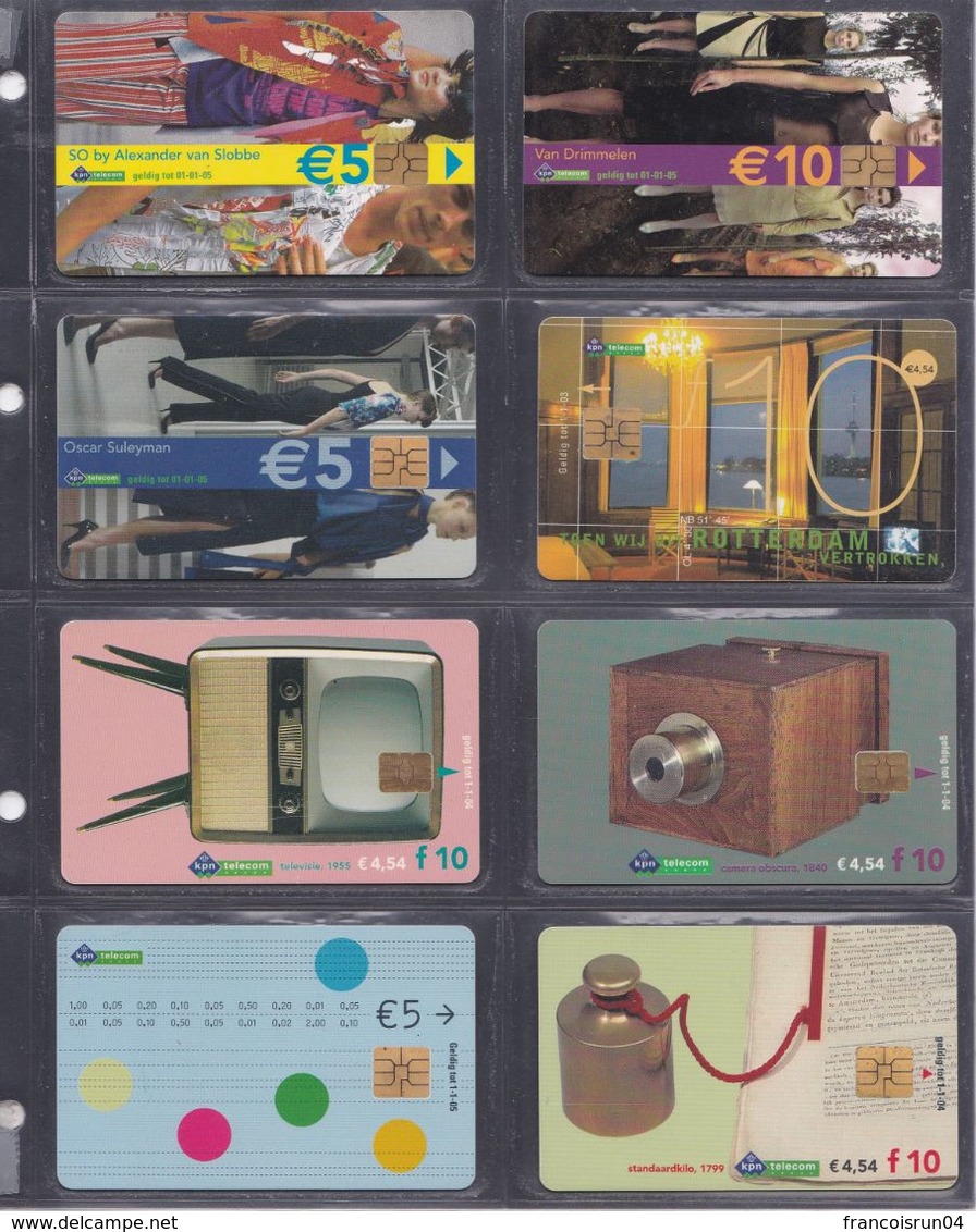 PAYS BAS 8 Cartes Téléphonique - Collections