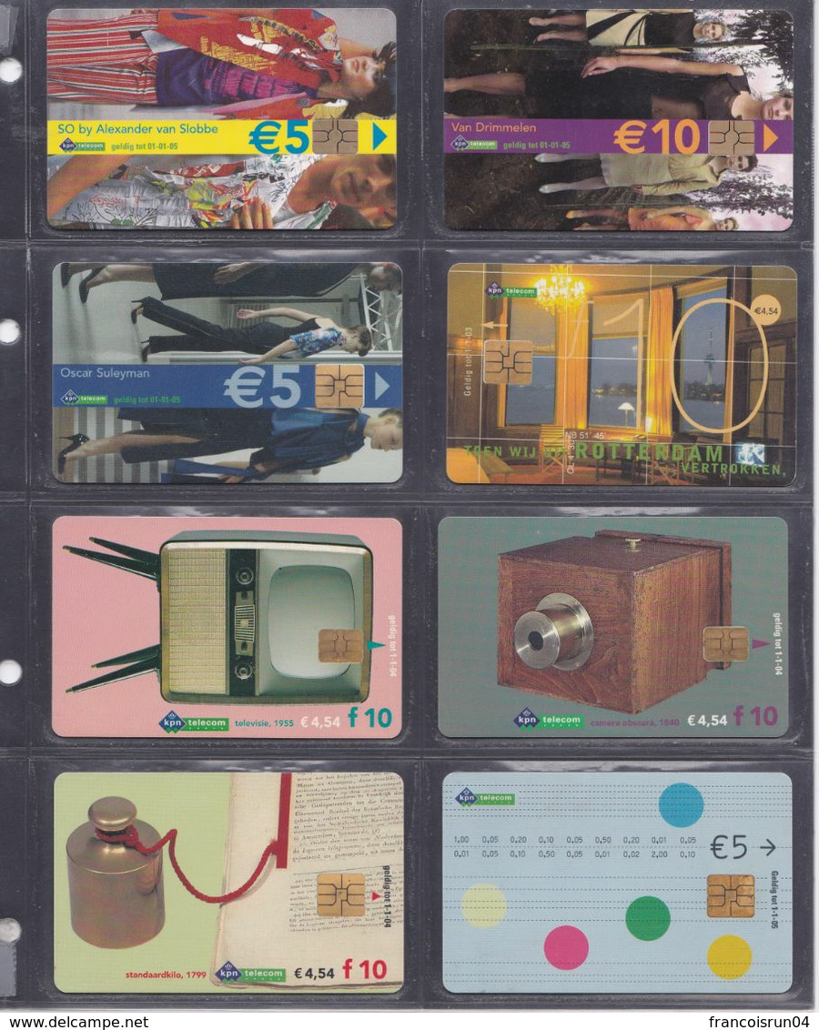 PAYS BAS 8 Cartes Téléphonique - Collections