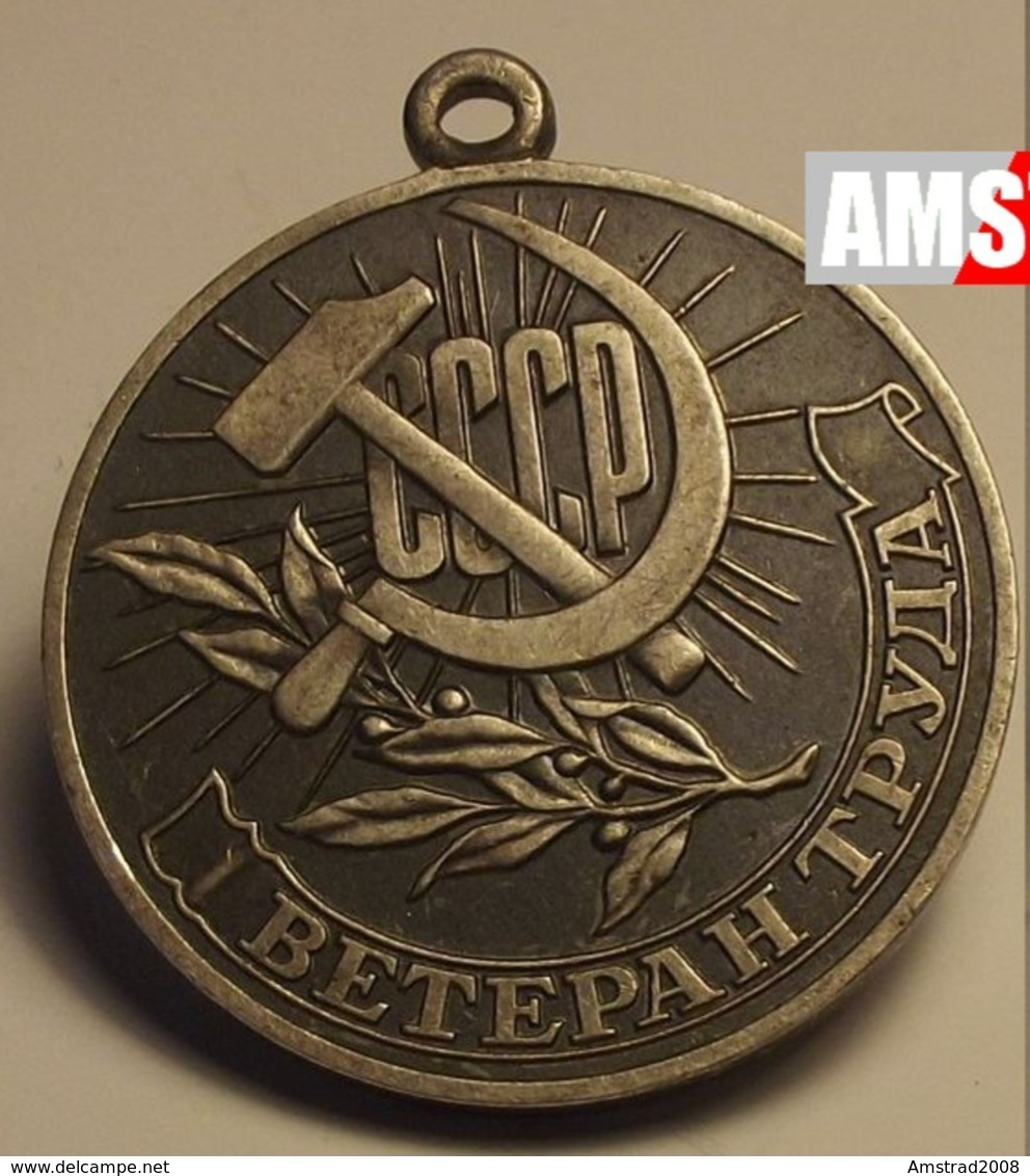 URSS CCCP MEDAGLIA MILITARE RUSSA DELL'ESERCITO SOVIETICO RUSSIA 1943 MARINA MILITARY RUSSIAN MEDAL BOUCLE MILITAIRE KGB - Rusia