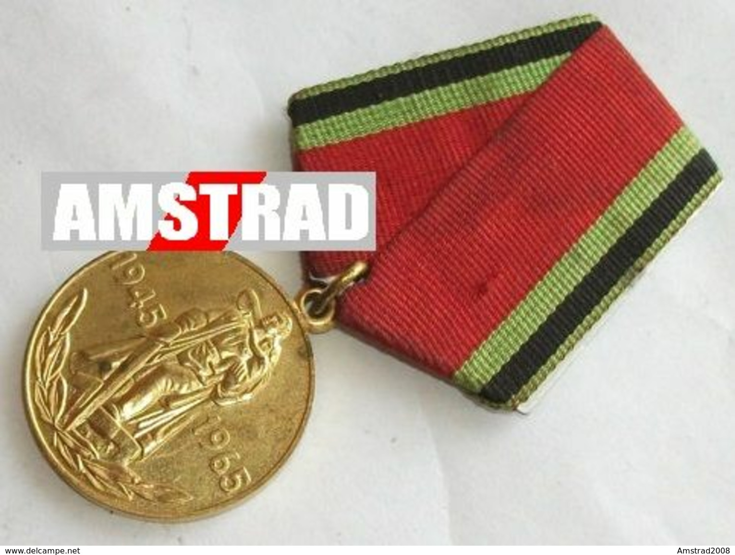 URSS CCCP MEDAGLIA MILITARE RUSSA DELL'ESERCITO SOVIETICO RUSSIA 1943 MARINA MILITARY RUSSIAN MEDAL BOUCLE MILITAIRE KGB - Rusia