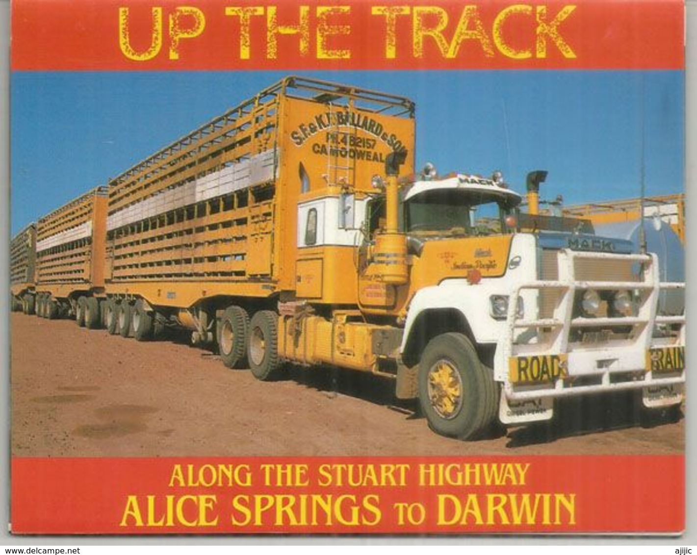 Inland Australia. Up The Track Along The Stuart Hway. Alice To Darwin. Dépliant Neuf De 14 Photos - Non Classificati