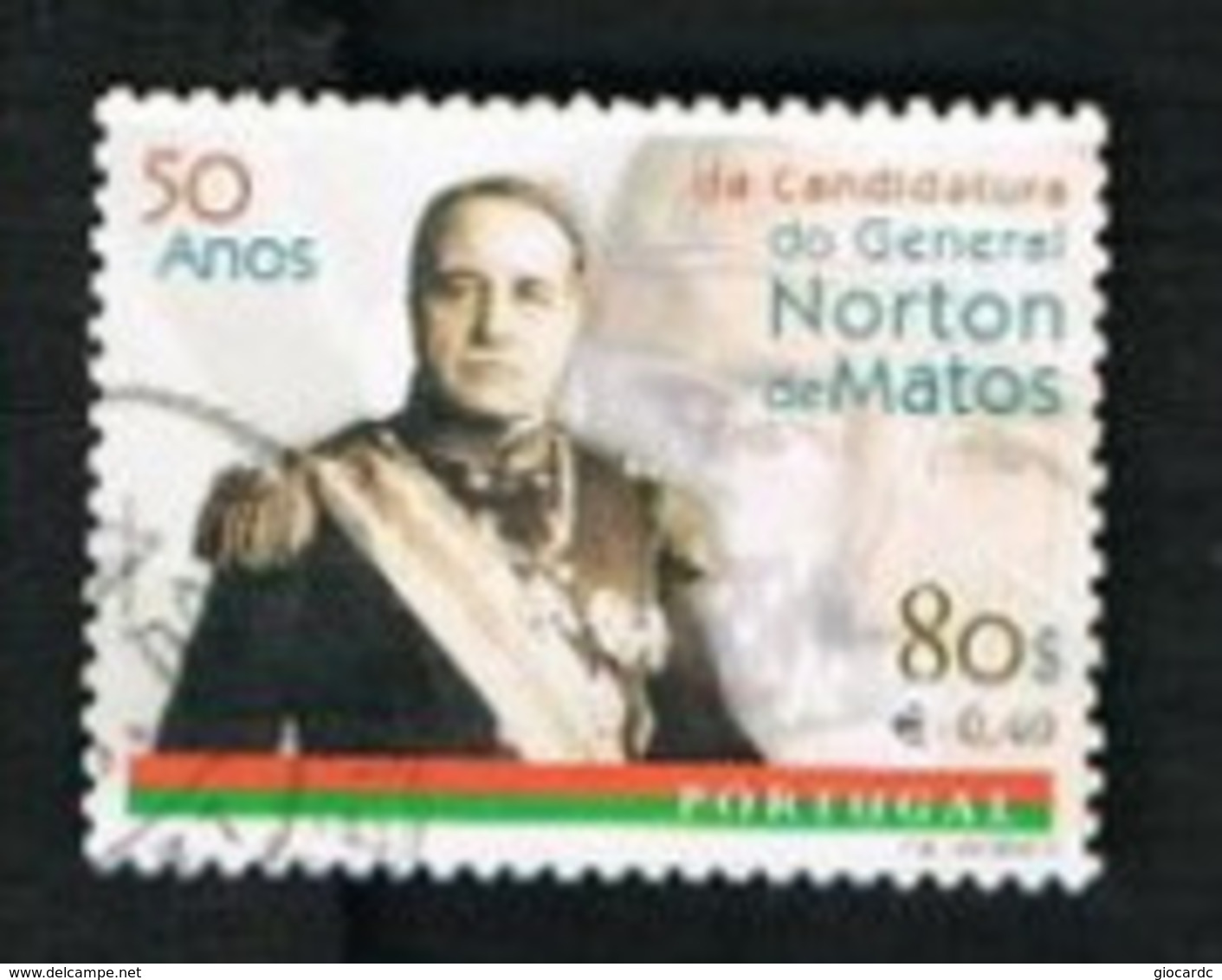 PORTOGALLO (PORTUGAL)  -  SG 2700  - 1999 GEN. J. N. DE  MATOS  -     USED° - Used Stamps