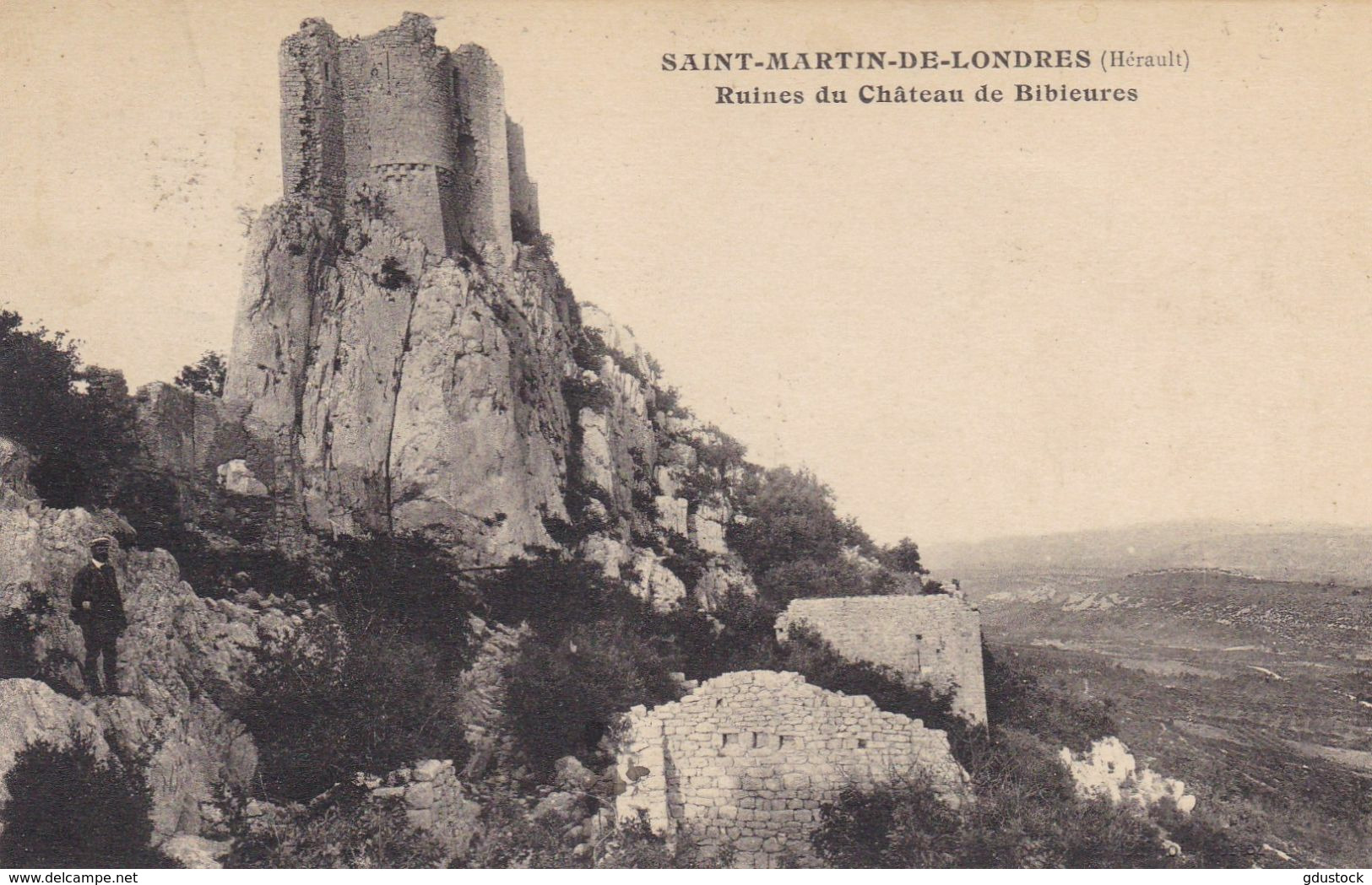 Hérault - Saint-Martin-de-Londres - Ruines Du Château De Bibicures - Andere & Zonder Classificatie