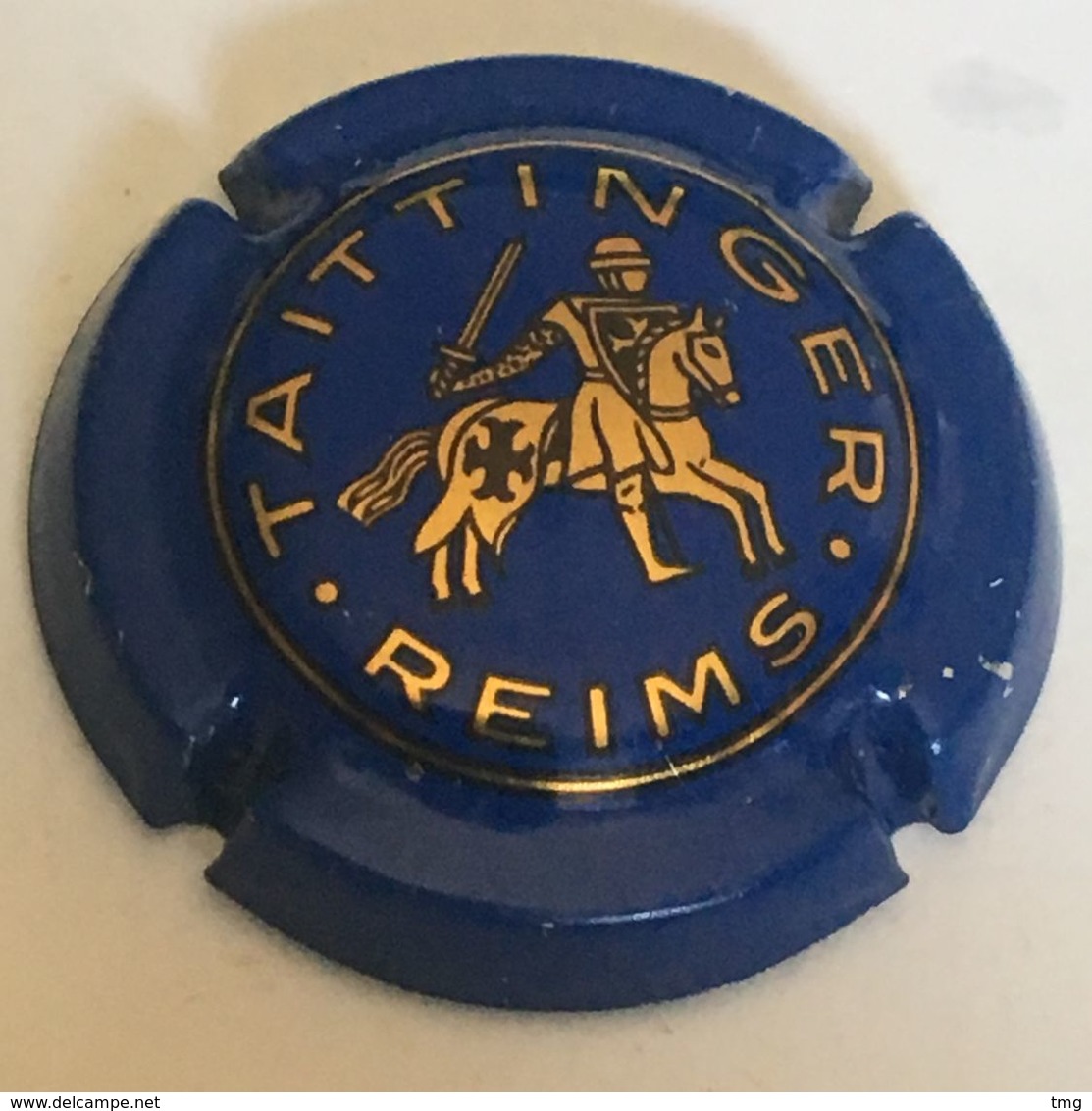 65 - Taittinger, Reims Bleu Et Or, Petit Dessin, 2 Cercles (côte 3 Euros) - Taittinger
