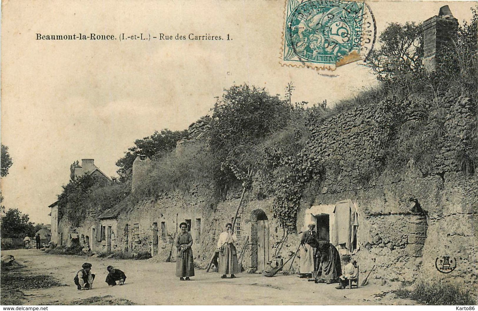 Beaumont La Ronce * Rue Des Carrières * Troglodytes - Beaumont-la-Ronce