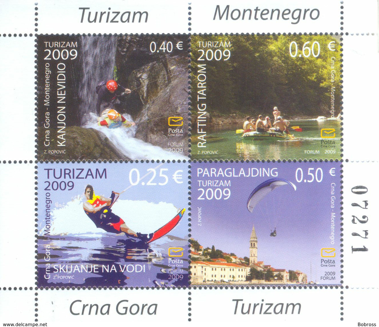 2009 Carnet, Tourism, Montenegro, MNH - Montenegro