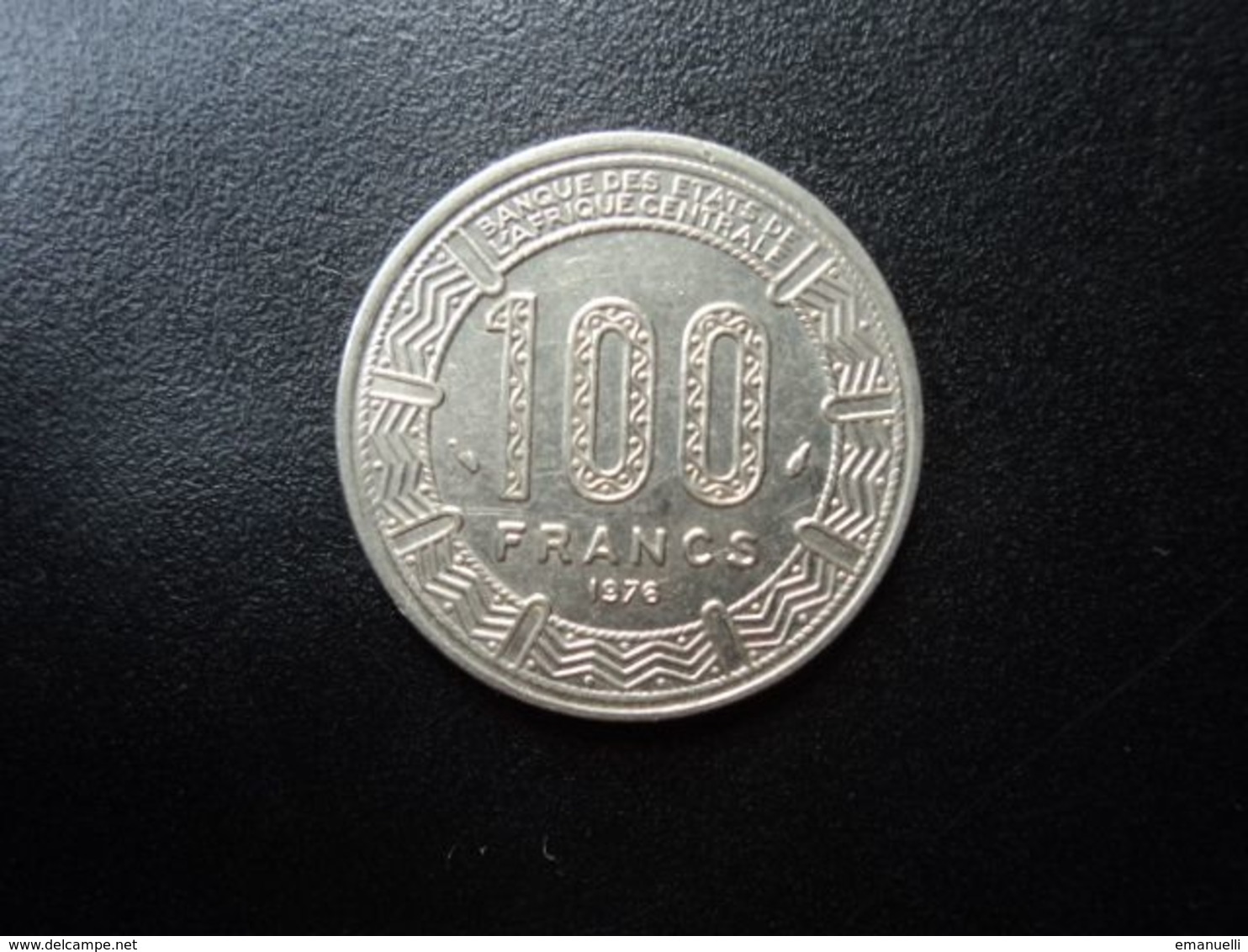 RÉPUBLIQUE CENTRAFRICAINE * : 100  FRANCS  1976     KM 7      SUP - Repubblica Centroafricana