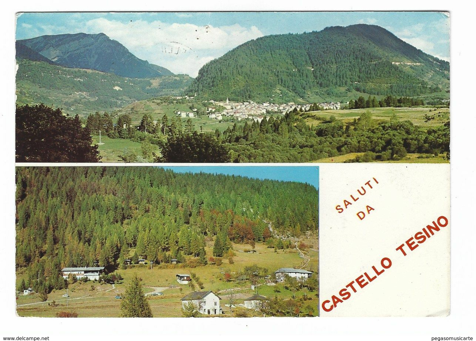 7116 - CASTELLO TESINO TRENTO 2 VEDUTE 1970 CIRCA - Other & Unclassified