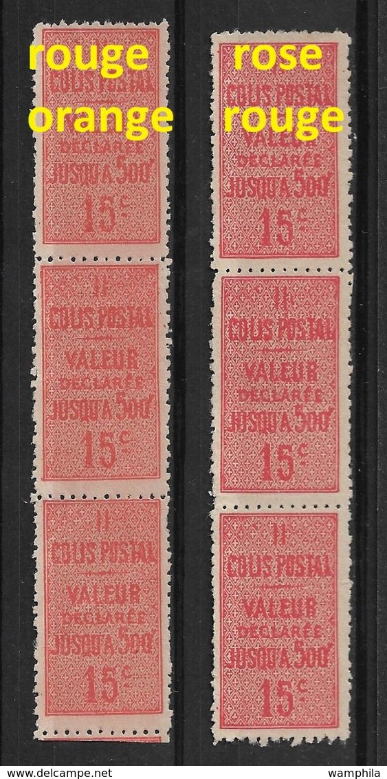 France Colis Postaux N°30(*) Variété De Couleur - Unused Stamps