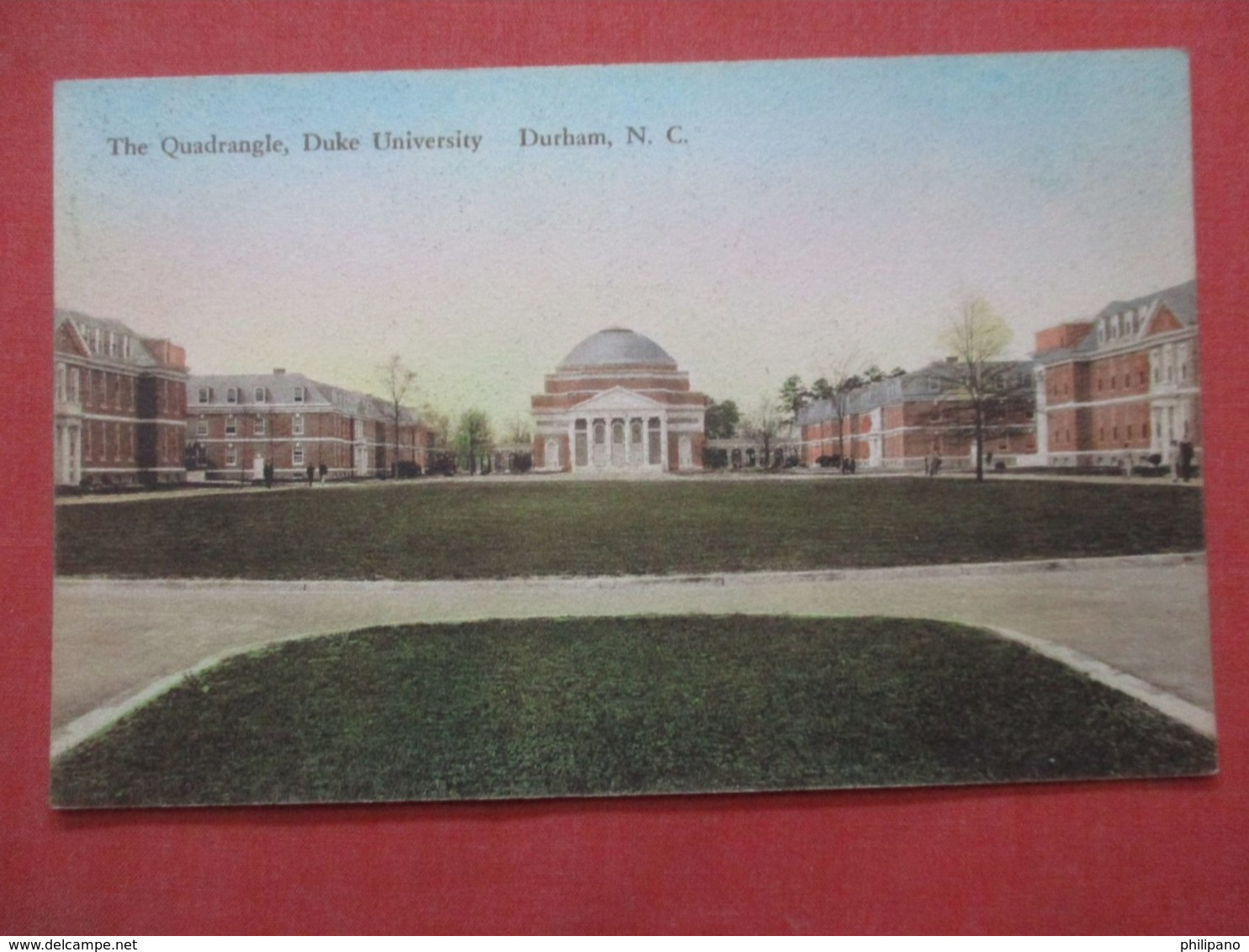 Hand Colored  ----  The Quadrangle      Duke University - North Carolina > Durham     Ref 4291 - Durham