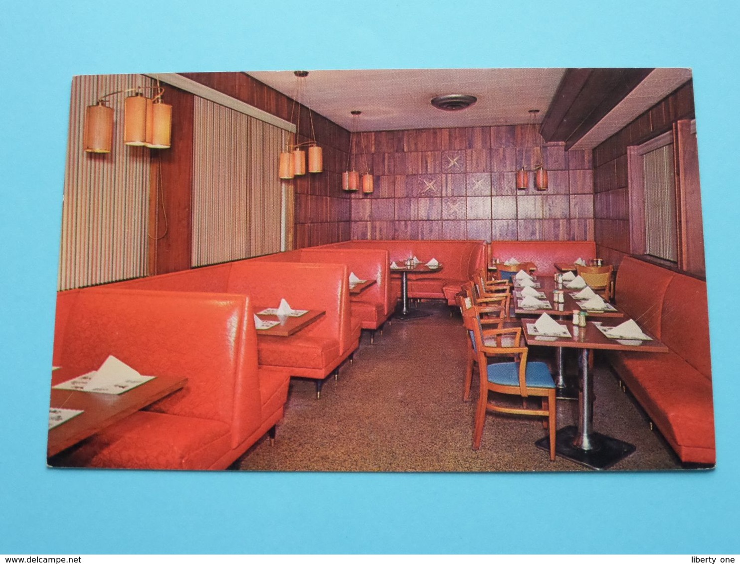 BUCK'S Famour Restaurant " The RED Room " ( Color-King ) Anno 19?? ( See/zie/voir Photo ) ! - Asheville