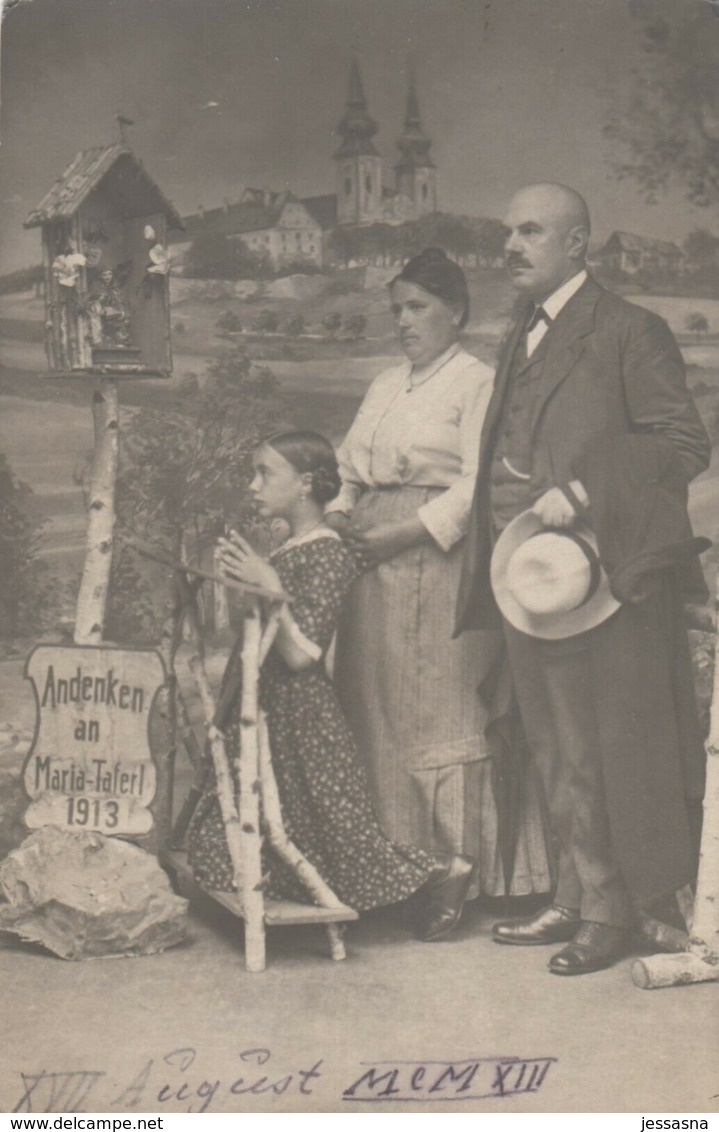 AK -NÖ -  MARIA-TAFERL - Andenken Familienporträt 1913 - Maria Taferl