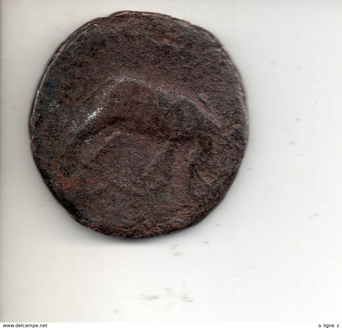 REF MON4  : Old Coin Monnaie Antique Romaine à Identifier 23 Mm 7.9 Gr Eléphant - Sonstige & Ohne Zuordnung