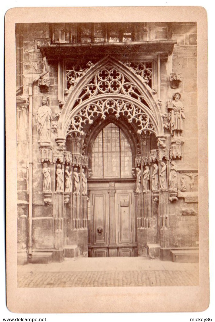 Allemagne--NÜRNBERG--NUREMBERG--env 1880 --Eglise Protestante -Porte De La Mariée - PHOTO  17cm  X 11cm - Nuernberg