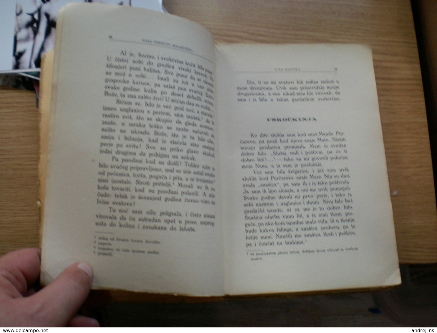 Mara Dordevic Malagurska Vita Danina I Druge Pripovetke Iz Bunjevackog Zivota Subotica 1940 176 Pages - Slav Languages