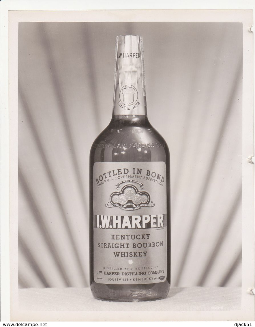 Superbe Et Rare Etiquette / The House Of Schenley N.Y. / 1951 / BOURBON WHISKEY : I.W. HARPER Kentucky - Etats-Unis