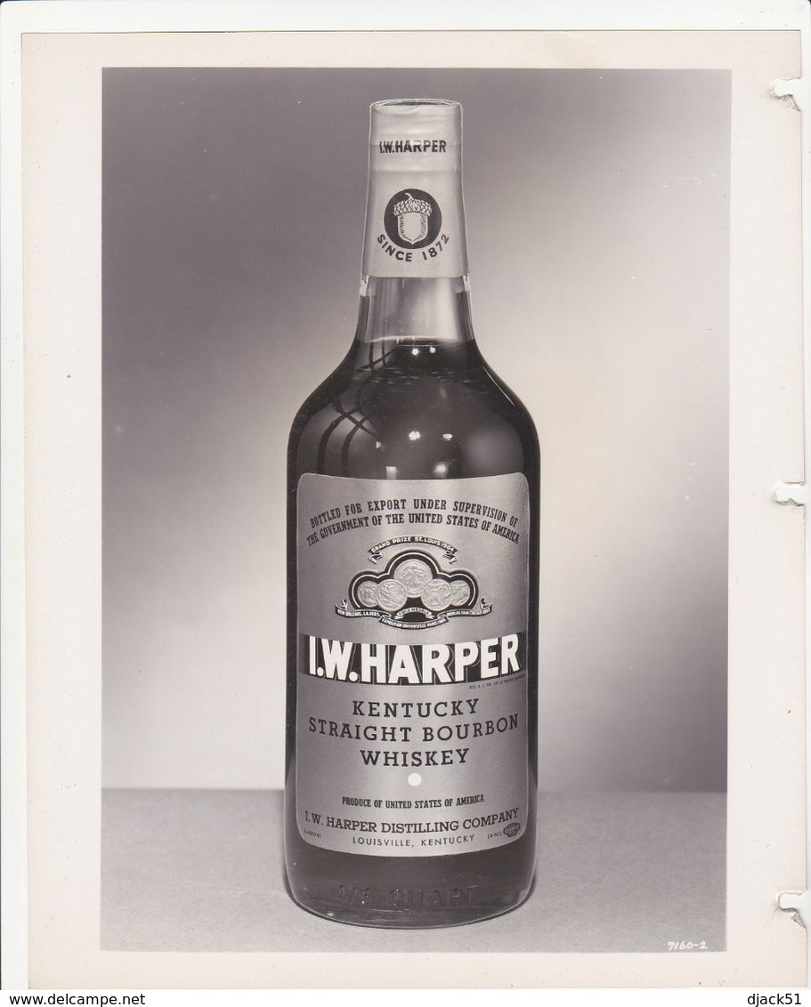 Superbe Et Rare Etiquette / The House Of Schenley N.Y. / 1951 / I.W. HARPER KENTUCKY STRAIGHT BOURBON 86° - United States