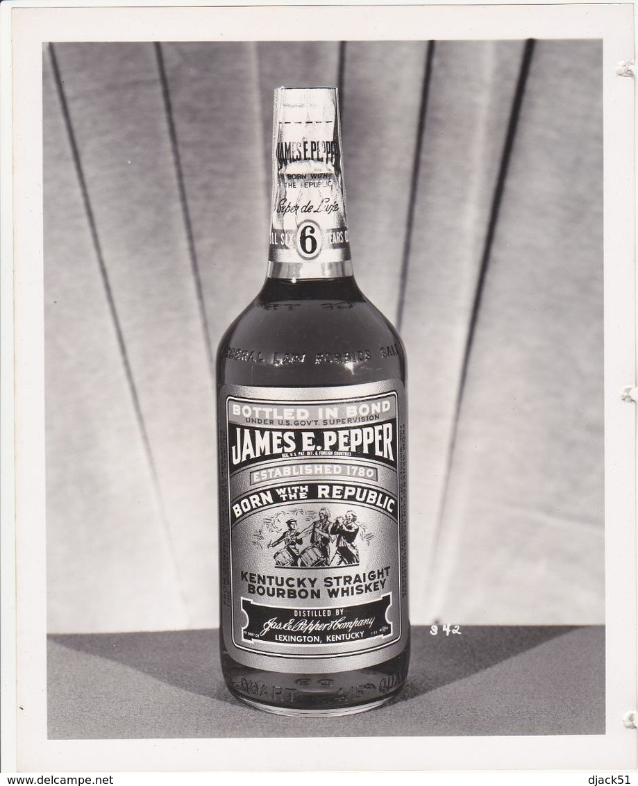 Superbe Et Rare Etiquette / The House Of Schenley N.Y. / 1953 / JAMES E. PEPPER KENTUCKY STRAIGHT BOURBON - Stati Uniti