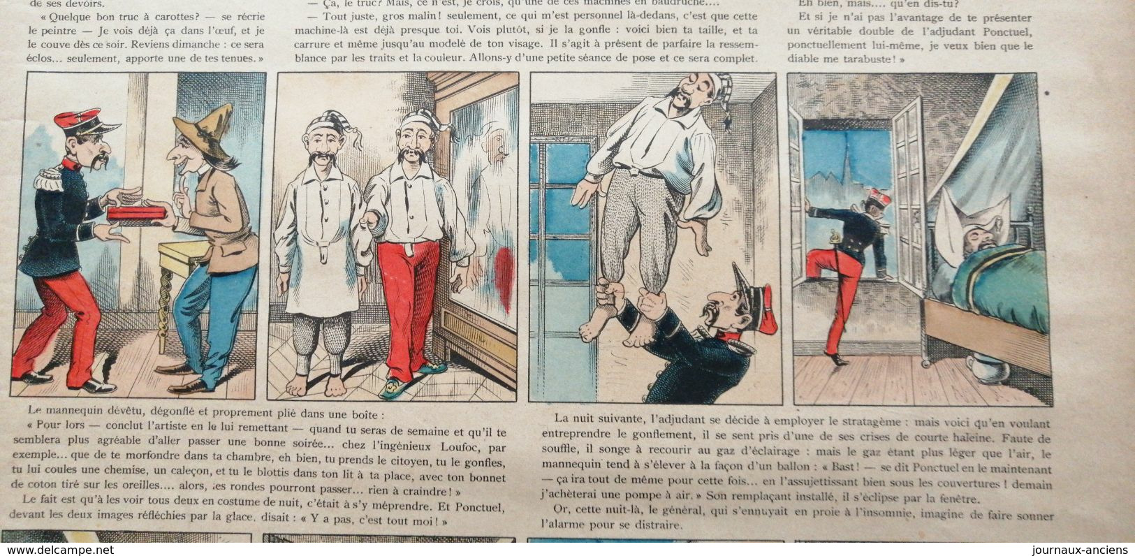 L'ADJUDANT PONCTUEL DIT : LE SORCIER - POT DE CHAMBRE  - IMAGERIE PELLERIN - SÉRIE AUX ARMES D'ÉPINAL - Autres & Non Classés