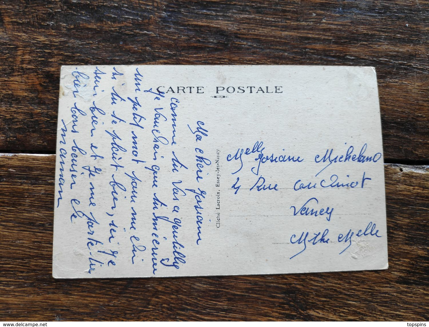 LACROIX CARTE POSTALE CP ANIMEE DEBUT 20E PULLIGNY FRANCHE RUE BE - Sonstige & Ohne Zuordnung