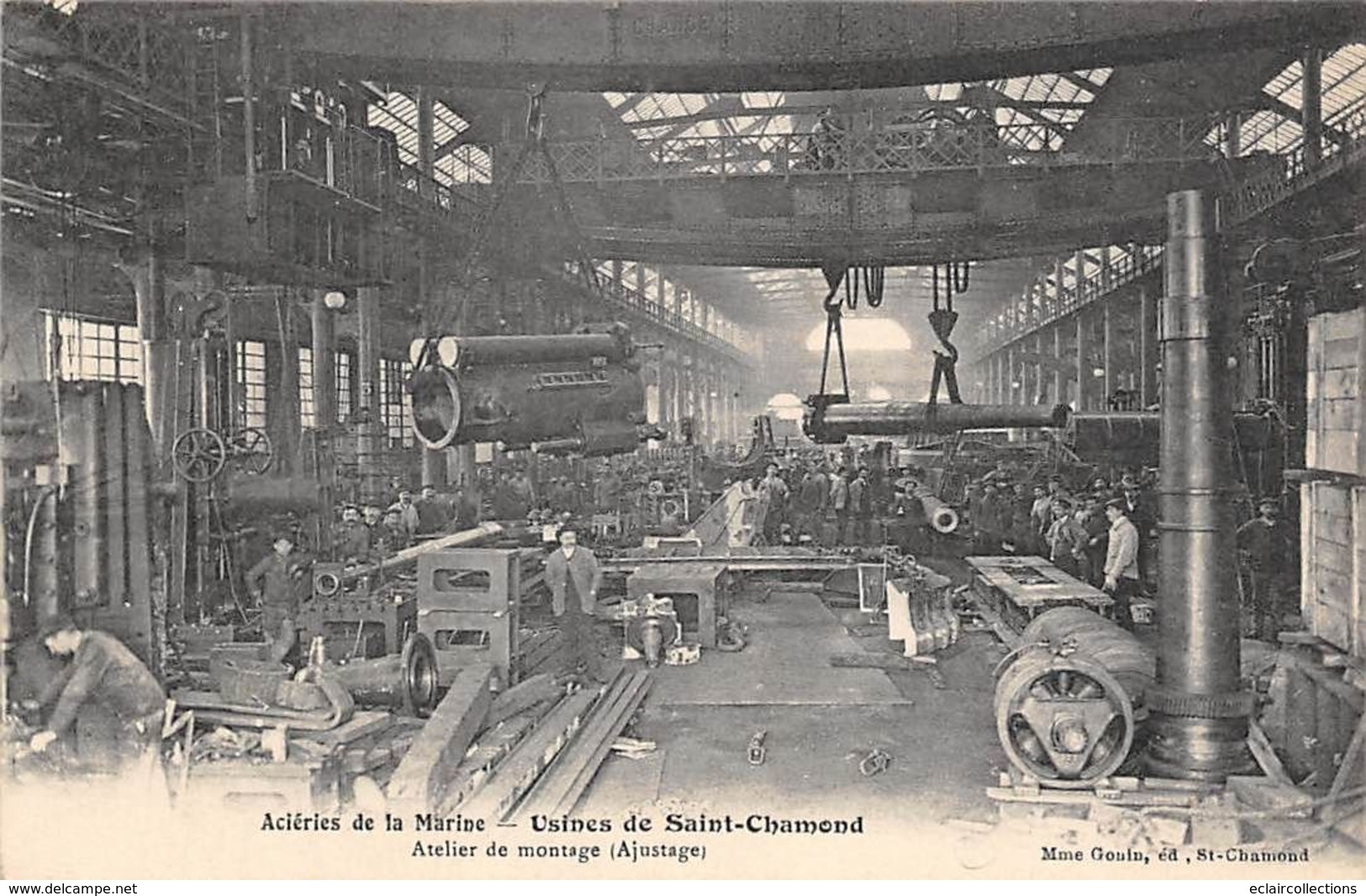 Saint Chamond       42     Aciéries De La Marine.   Atelier De Montage Et D'ajustage    (voir Scan) - Saint Chamond