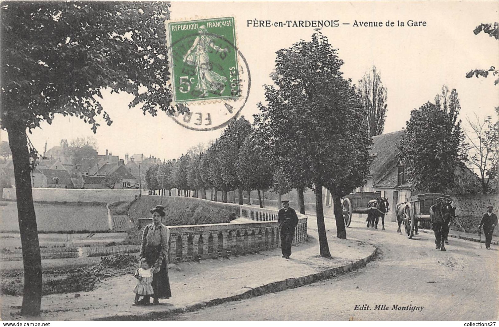 02-FERE-EN-TARDENOIS- AVENUE DE LA GARE - Fere En Tardenois