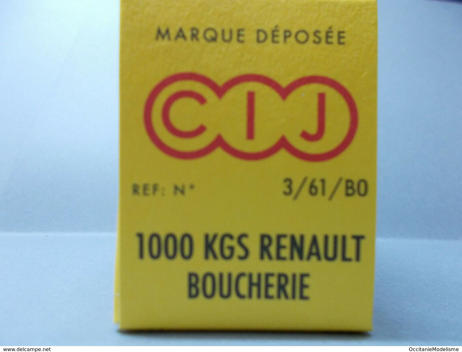 CIJ Réédition - RENAULT 1000 Kgs Boucherie - (1000 Exemplaires) Réf. 3/61/B0 Neuf NBO 1/43 - CIJ