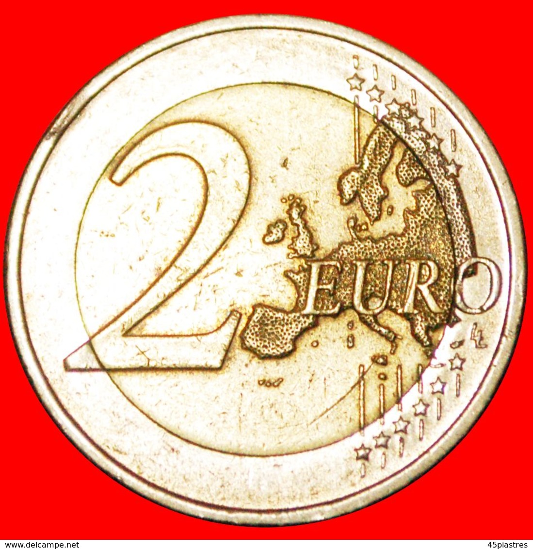 * TWO VARIETIES: CYPRUS  2 EURO 2008! UNCOMMON!  LOW START  NO RESERVE! - Variétés Et Curiosités