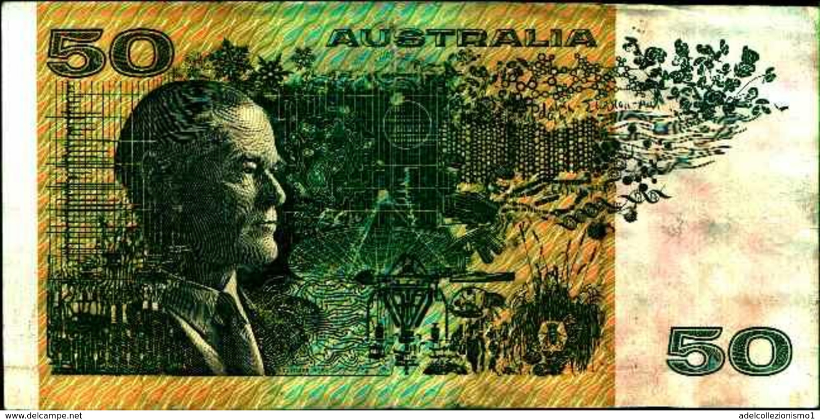 20152) Australia - 50 Dollari Dal 1985 BB++ VF  -banconota Non Trattata.vedi Foto- - Moneta Locale