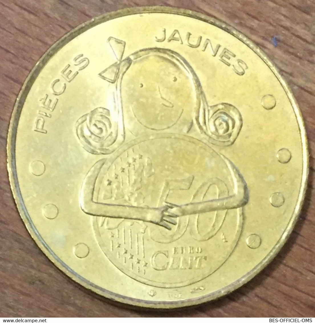 75005 PARIS HÔPITAUX DE PARIS PIÈCES JAUNES MDP 2006 MÉDAILLE MONNAIE DE PARIS JETON COINS MEDALS TOKENS 50 CENTS - 2006