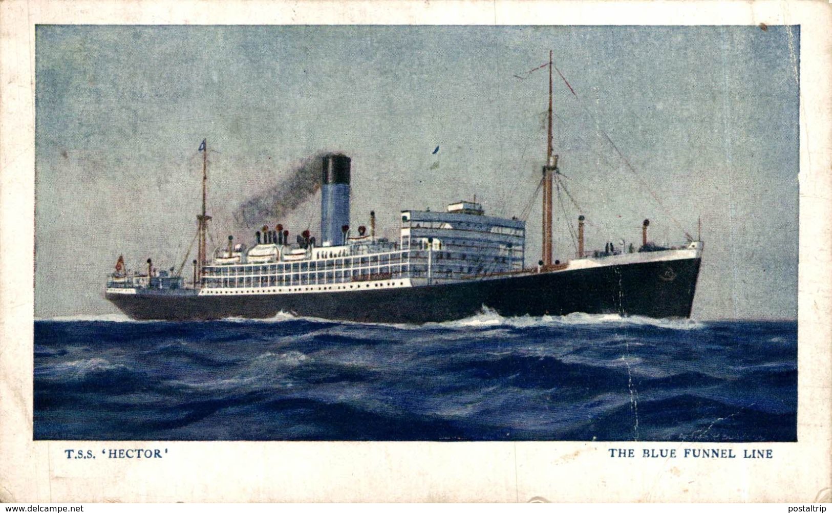 TSS HECTOR THE BLUE FUNNEL LINE  REPUBLIC OF CHINA TRUE SIBERIA TO ENGLAND - Other & Unclassified