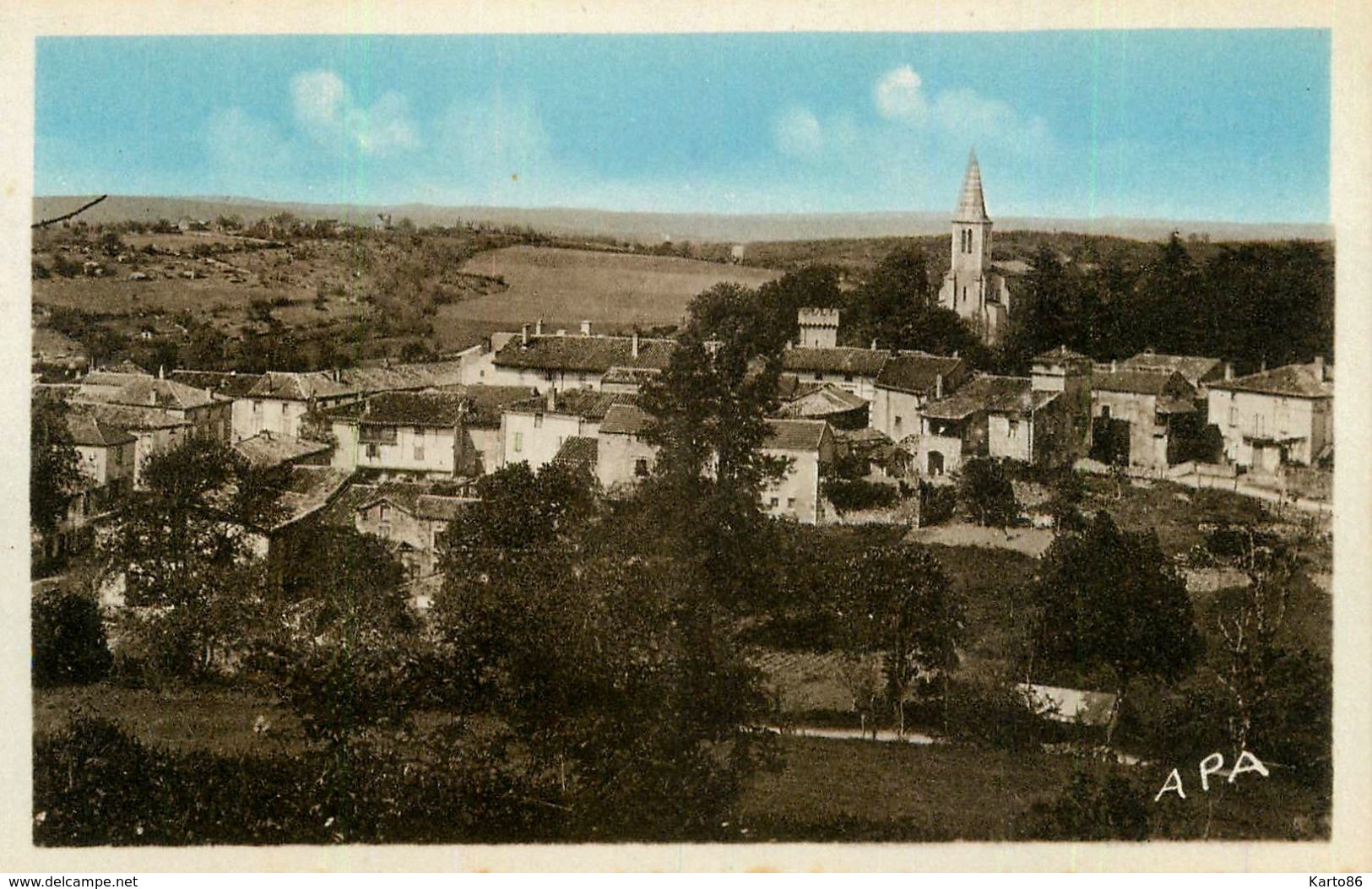 Vaour * Vue Générale - Vaour