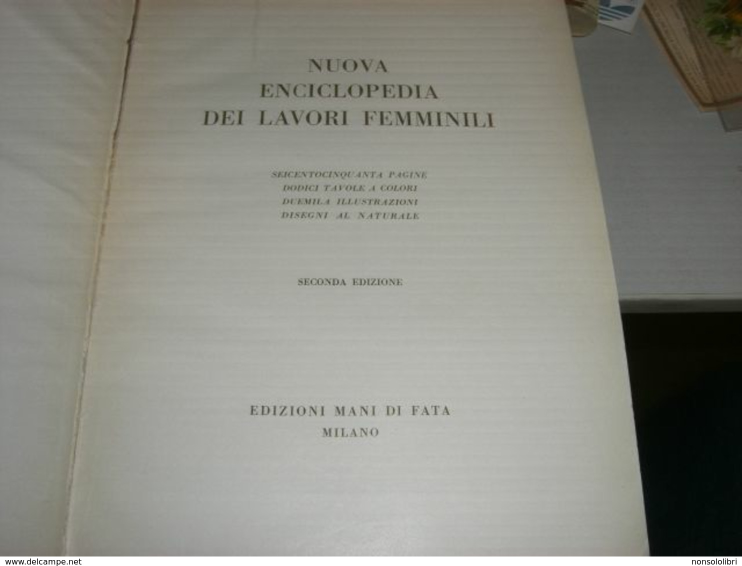 NUOVA ENCICLOPEDIA DEI LAVORI FEMMINILI -EDIZIONI MANI DI FATA -SECONDA EDIZIONE - Bücher