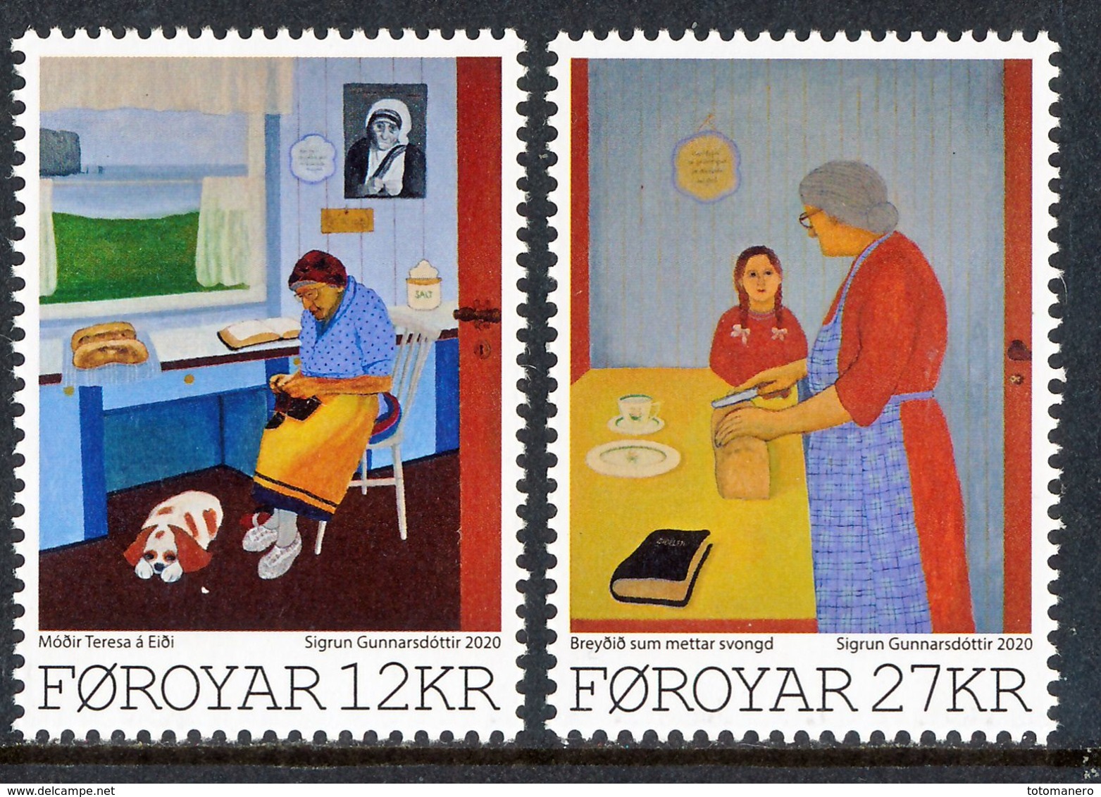 FAROE ISLANDS/Foroyar 2020 Art - Sigrun Gunnarsdottir, Set Mint** - Färöer Inseln