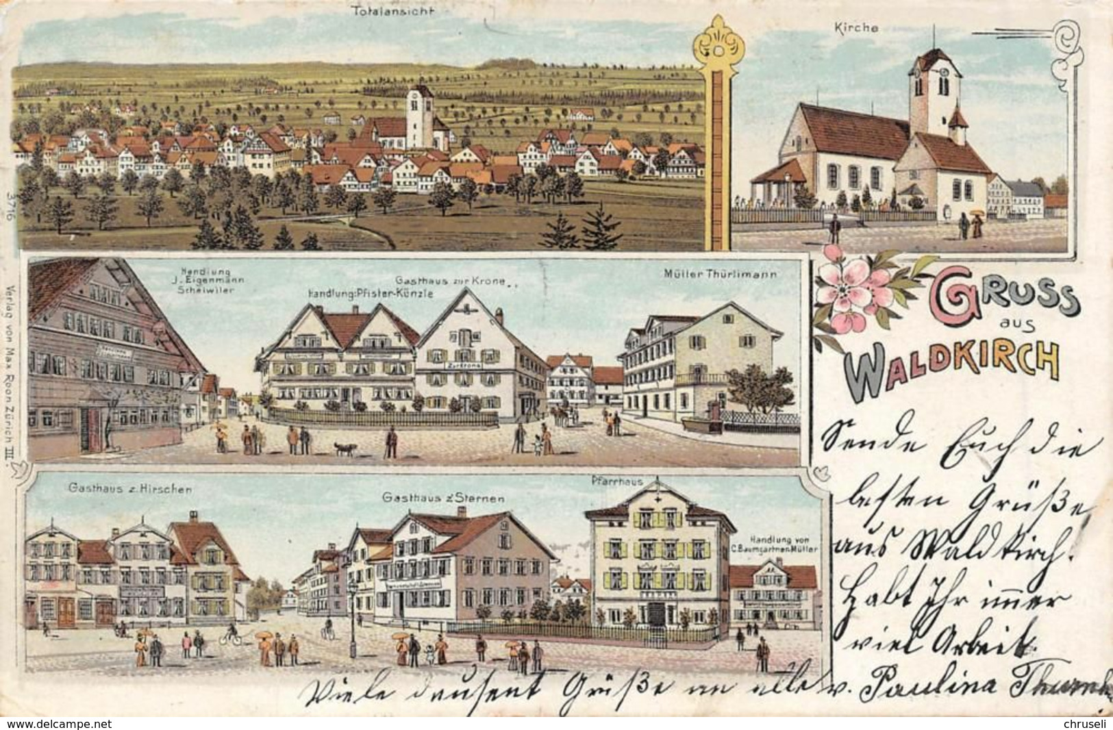 Waldkirch Litho 4 Bild - Waldkirch