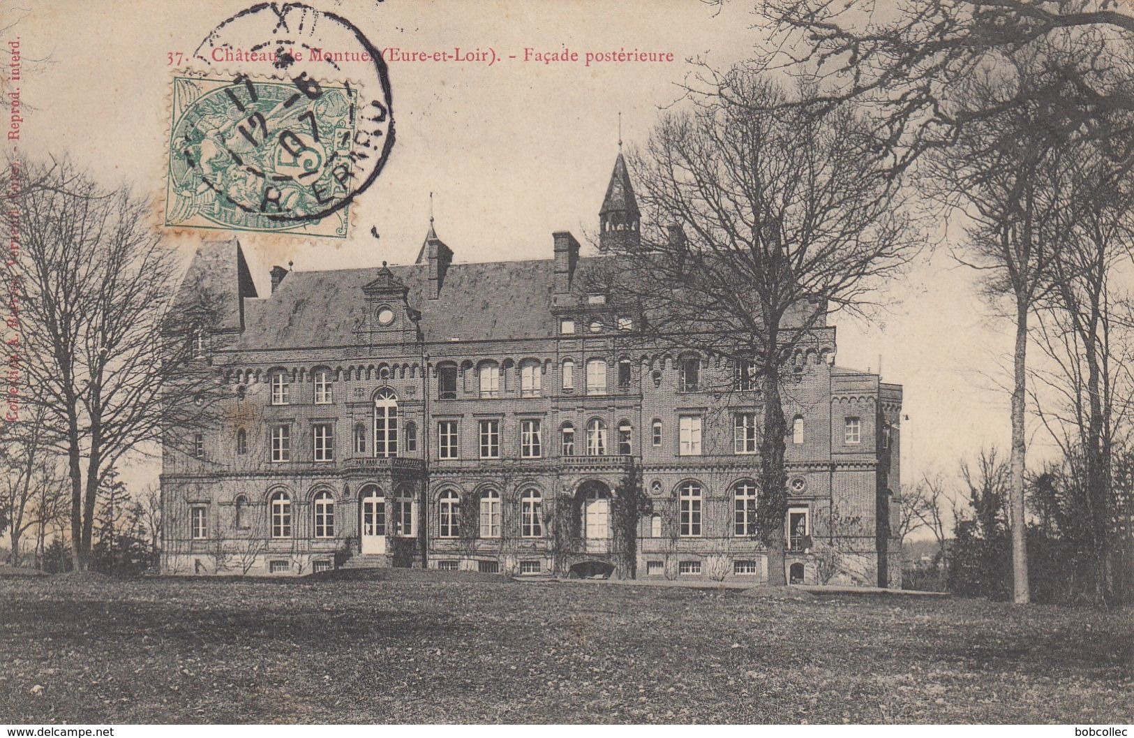 MONTIGNY-sur-AVRE (Eure-et-Loir-): Château De Montuel - Façade Postérieure - Montigny-sur-Avre