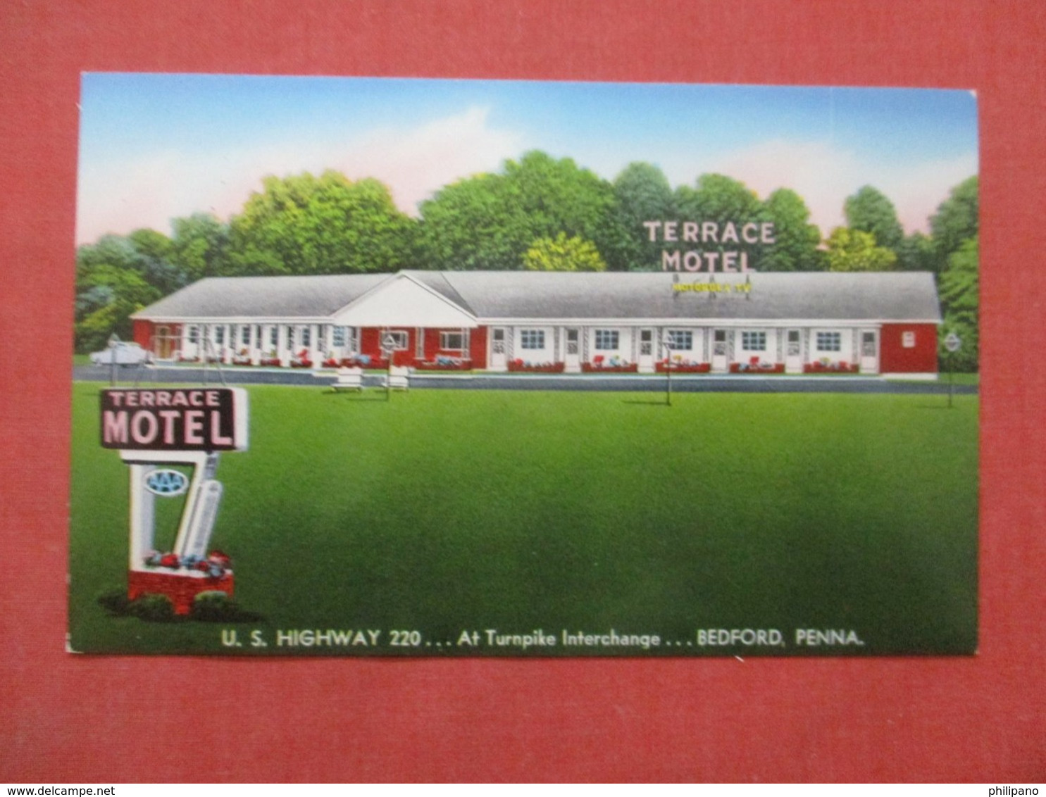 Terrace Motel    Beford Pennsylvania   Ref 4293 - Other & Unclassified