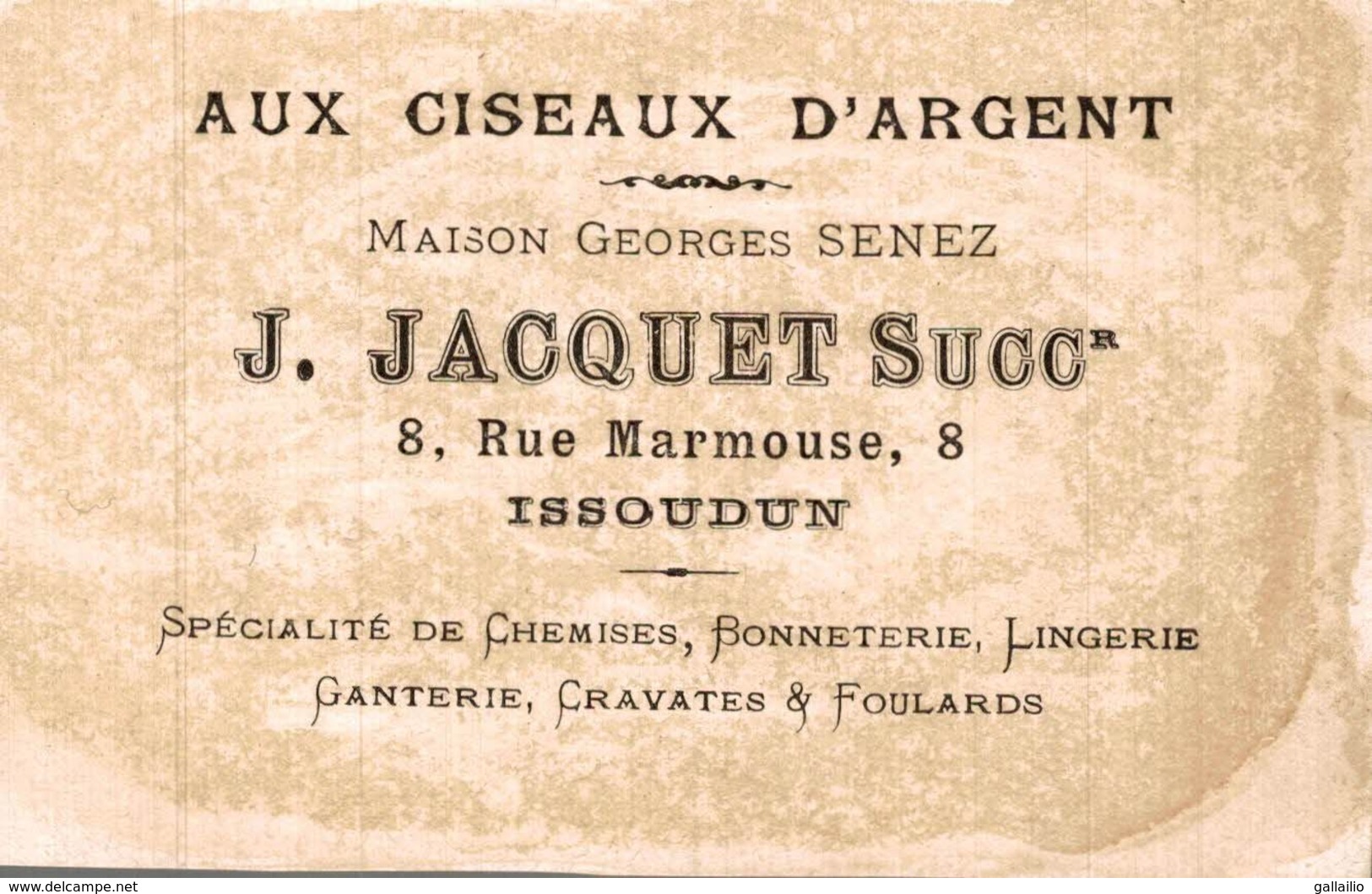 CHROMO AUX CISEAUX D'ARGENT JACQUET A ISSOUDUN VERSAILLES GRAND TRIANON LA CASCADE - Sonstige & Ohne Zuordnung