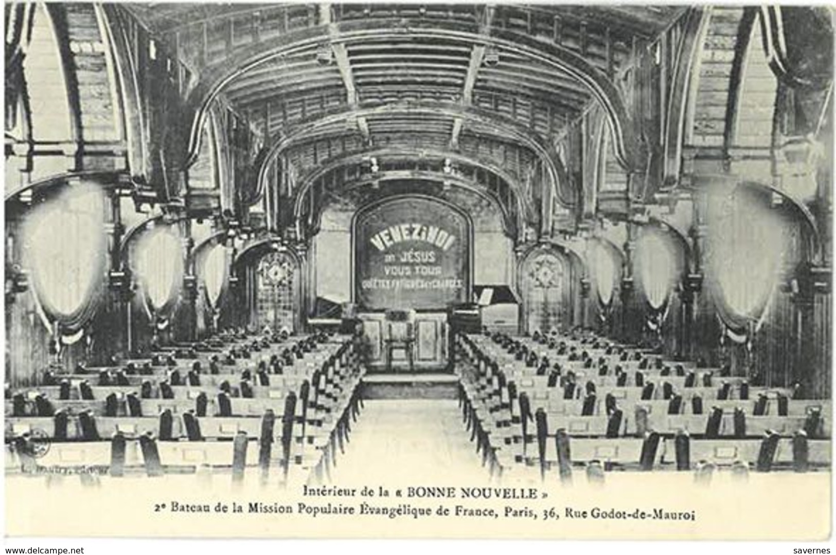 Intérieur_de_la_Bonne_Nouvelle_2e_Bateau_de_la_Mission_Populaire_Evangélique_de_France - Sonstige & Ohne Zuordnung