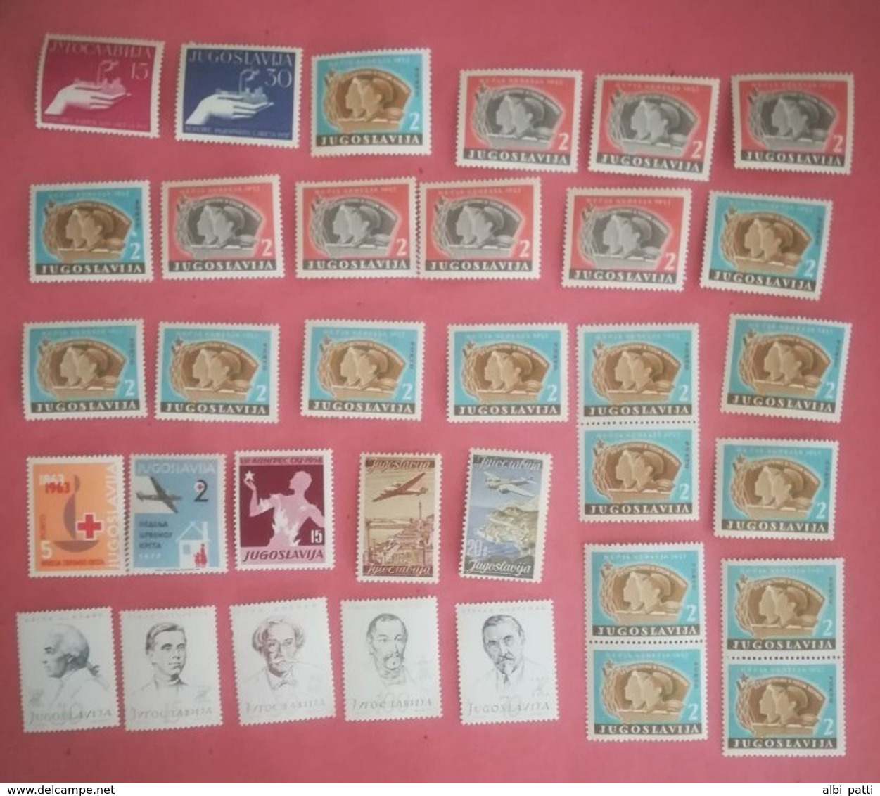 JUGOSLAVIA LOT OF NEWS MNH** AND USED STAMPS - Collections, Lots & Series